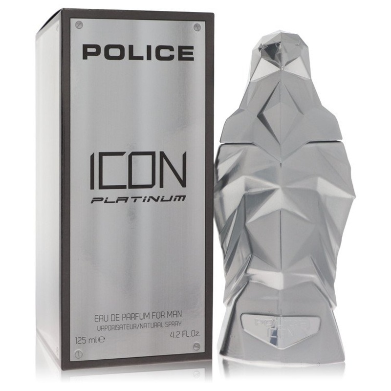 Police Icon Platinum by Police Colognes Eau De Parfum Spray 4.2 oz for Men – Premium Designer Fragrance