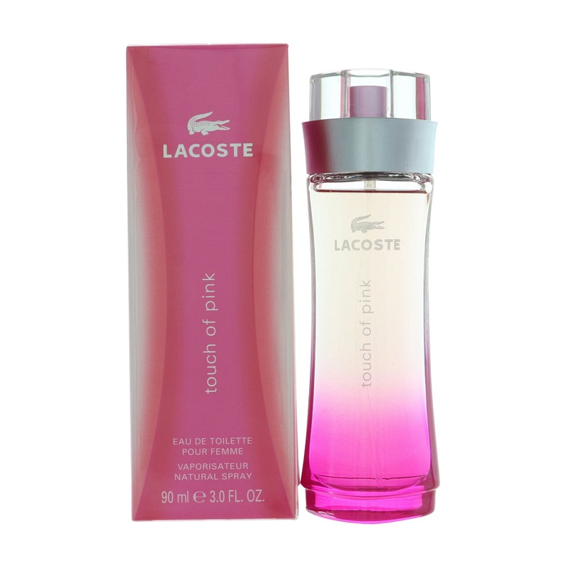 Lacoste Touch Of Pink By Lacoste Perfume 3.0 Oz Edt Spray For Women – Box