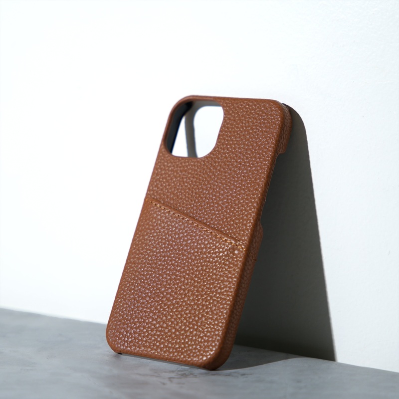 Chokore Textured Leather Cover with Card Pocket IPHONE13 White