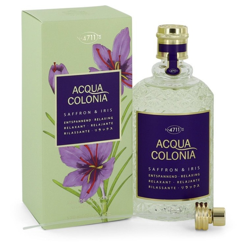 4711 Acqua Colonia Saffron & Iris by 4711 For Women Eau De Cologne Spray 5.7 oz