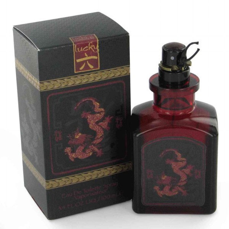 Lucky Number 6 Gift Set by Lucky Brand 3 Piece Gift Set: 3.4 Oz Eau De Toilette Spray + 3.4 Oz After Shave Splash + 2.6 Oz Deodorant Stick. For Men