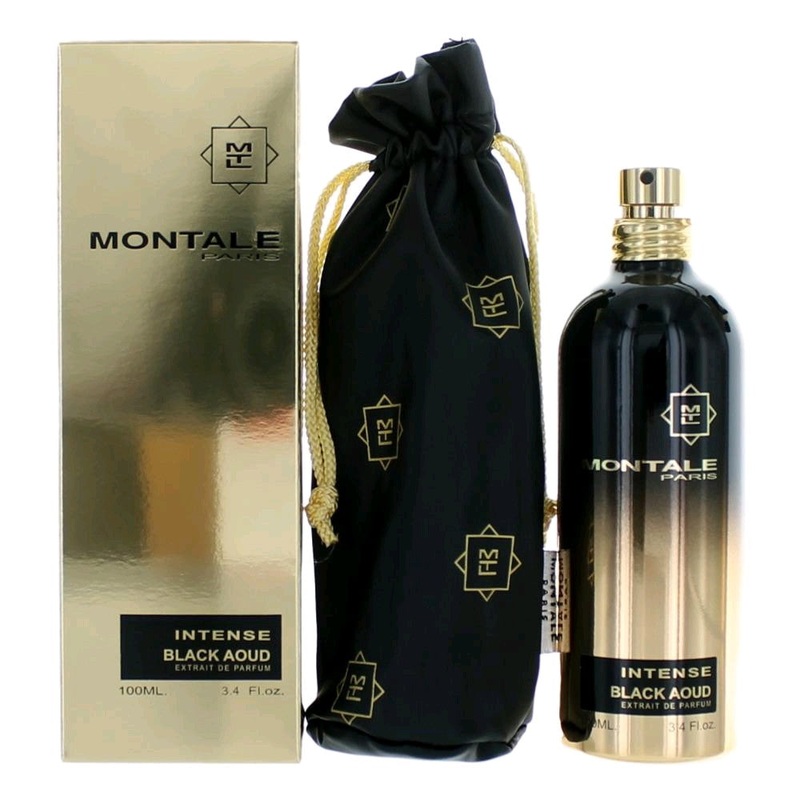 Montale Paris Intense Black Aoud Extrait De Parfum 3.4 Oz