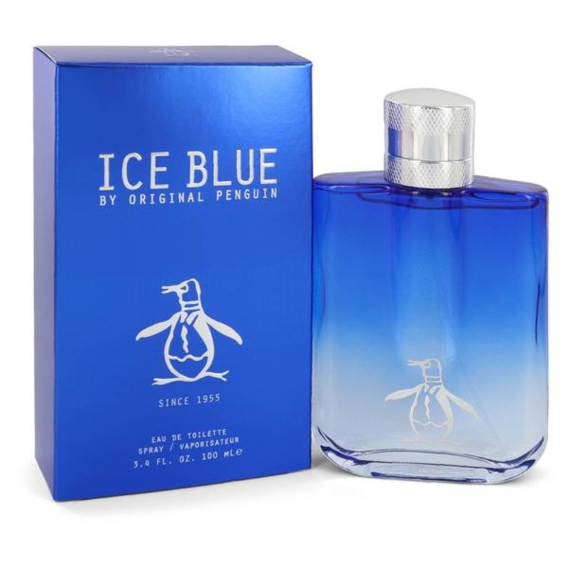 Penguin Ice Blue 3.4 oz Eau De Toillete Spray for Men