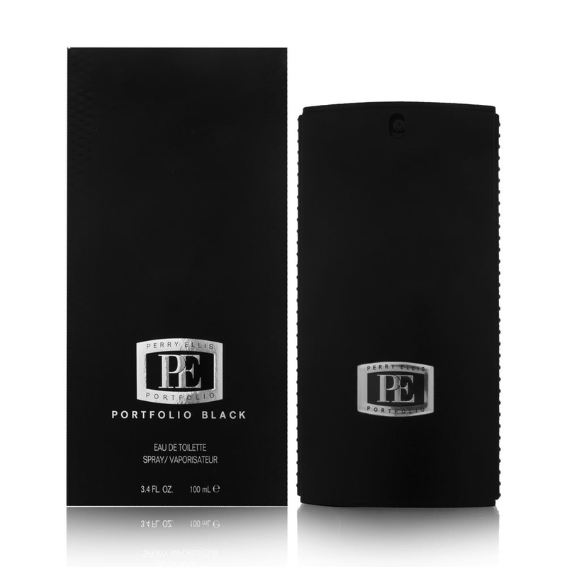 Portfolio Black by Perry Ellis for Men 3.4 oz Eau de Toilette Spray