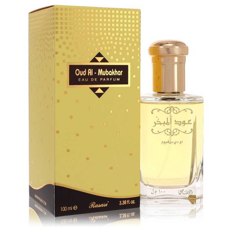 Rasasi Oud Al Mubakhar by Rasasi Eau De Parfum Spray (Unisex) 3.3 oz for Women – Premium Designer Fragrance