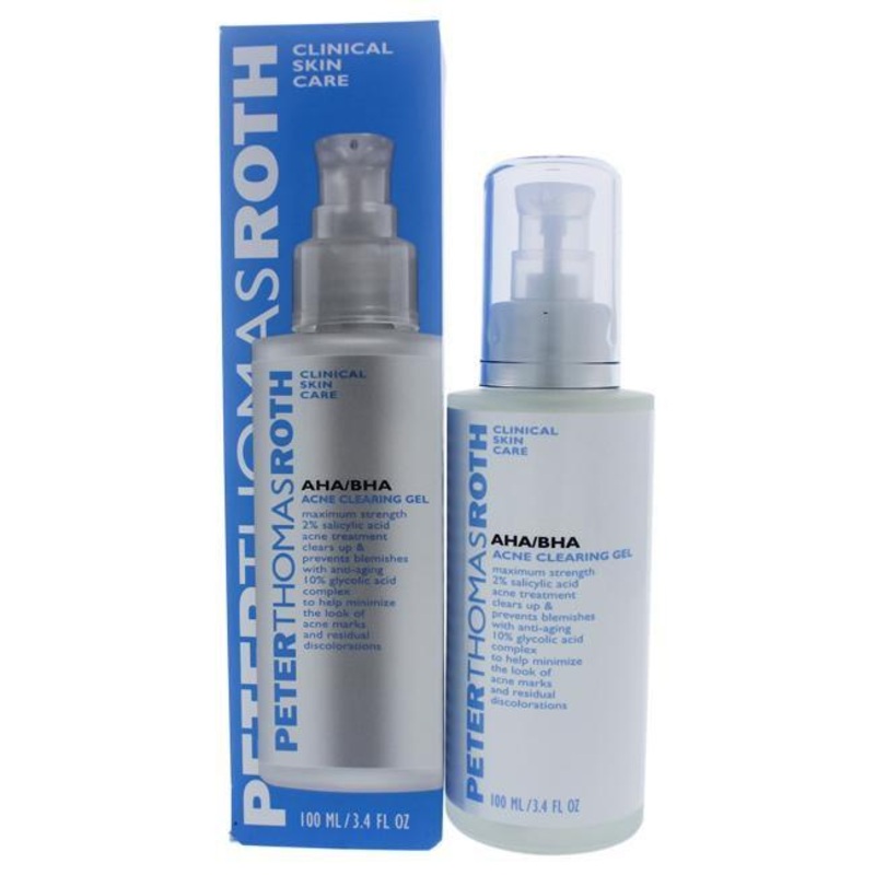 AHA-BHA Acne Clearing Gel by Peter Thomas Roth for Unisex – 3.4 oz Gel