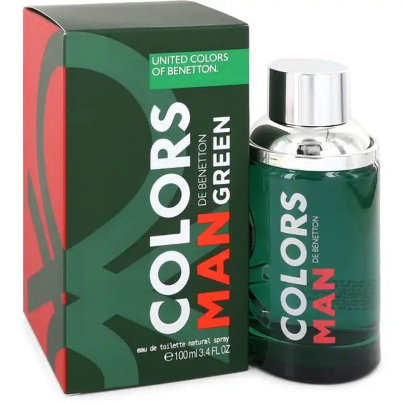 Colors De Benetton Green Cologne By Benetton 2.0 OZ Eau De Toilette for Men