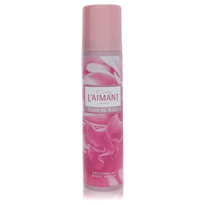 L’aimant Fleur Rose by Coty Deodorant Spray 2.5 oz for Women – Premium Designer Fragrance