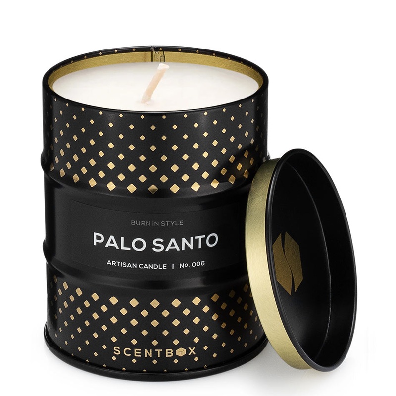 Gold Diamond Candle – Palo Santo