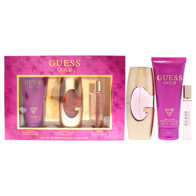 Guess Gold by Guess for Women – 3 Pc Gift Set 2.5 oz.