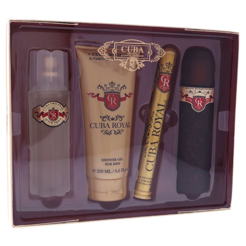 Cuba Royal by Cuba for Men – 4 Pc Gift Set 3.3 oz.