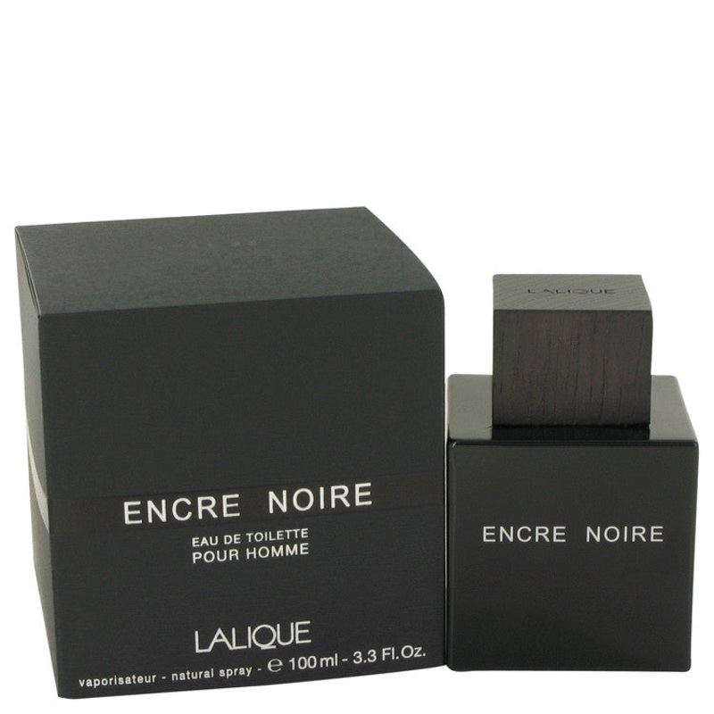 Encre Noire by Lalique For Men Eau De Toilette Spray 3.4 oz