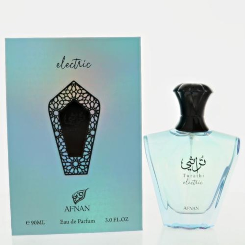 Afnan Turathi Electric By Afnan Cologne 3.0 Oz Edp Spray For Men – Box