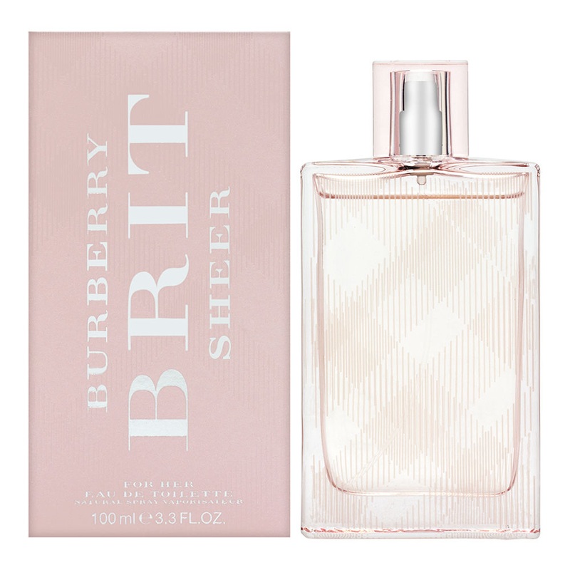 Burberry Brit Sheer by Burberry for Women 3.3 oz Eau de Toilette Spray