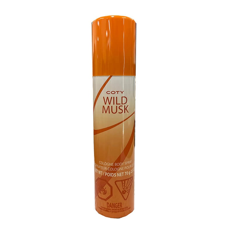 Coty Wild Musk Cologne Body Spray 70g (L) SP