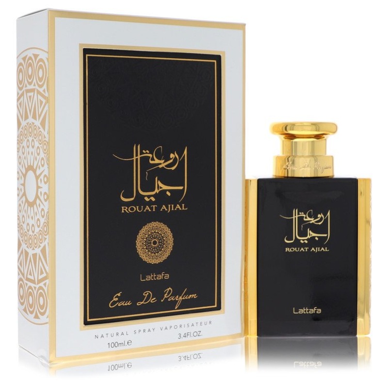 Lattafa Rouat Ajial by Lattafa Eau De Parfum Spray (Unisex) 3.4 oz for Women – Premium Designer Fragrance