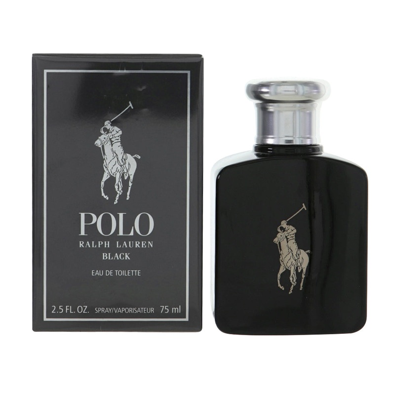Polo Black By Ralph Lauren 2.5 Oz Eau De Toilette Spray For Men In Box