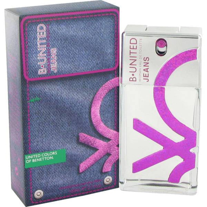 B United Jeans Woman by Benetton 3.3 Oz. Eau De Toilette For Women