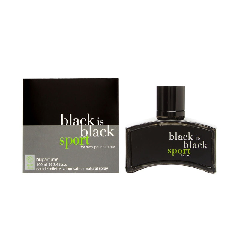 Black Is Black Sport Pour Homme 3.4 oz Eau de Toilette Spray