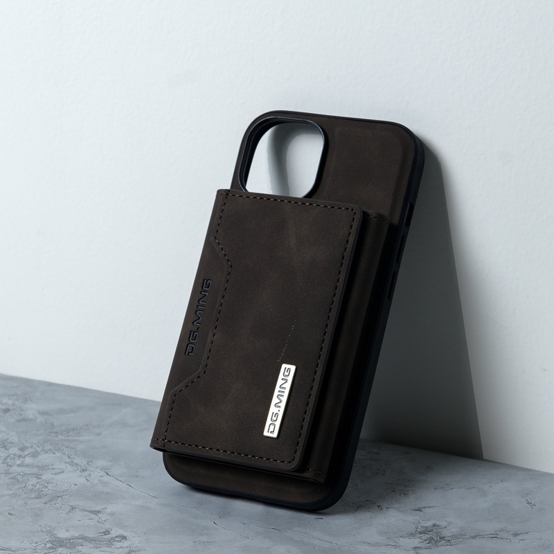 Chokore Classic Flip Wallet Cover (Dark Brown) for iPhone IPHONE 14