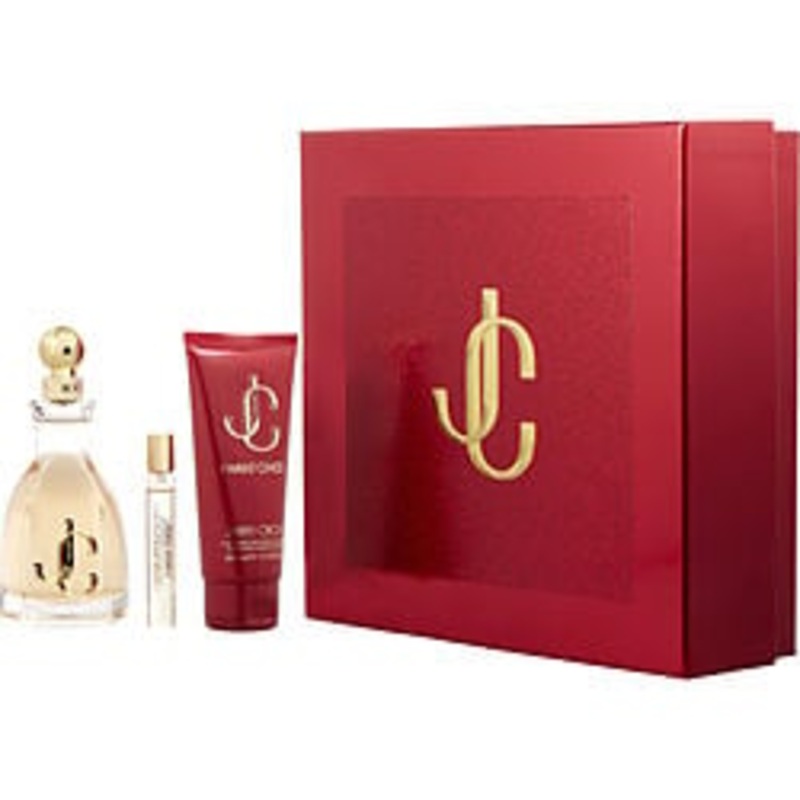 Jimmy Choo I Want Choo By Jimmy Choo 3 Piece Gift Set – 3.3 Oz Eau De Parfum Spray, 0.25 Oz Eau De Parfum Spray, 3.3 Oz Body Lotion For Women In Gift Set