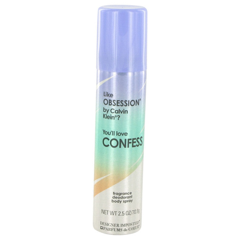Designer Imposters Confess by Parfums De Coeur-Deodorant Body Spray 2.5 oz Deodorant Body Spray 2.5 oz