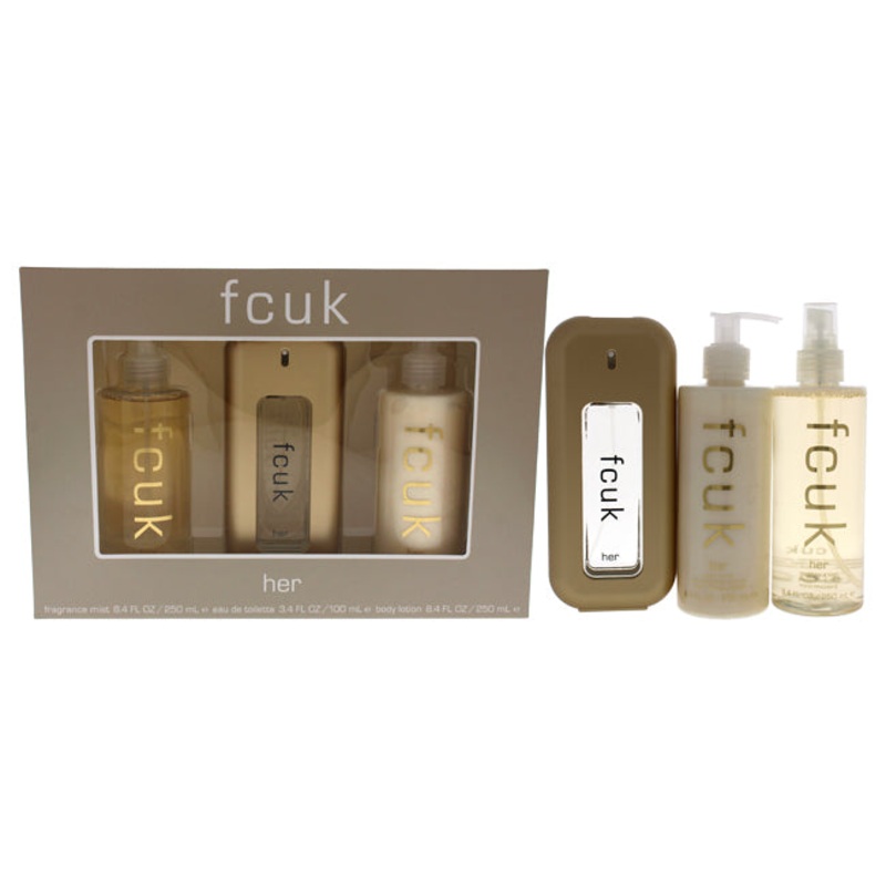 Fcuk by French Connection UK for Women – 3 Pc Gift Set 3.4 oz.