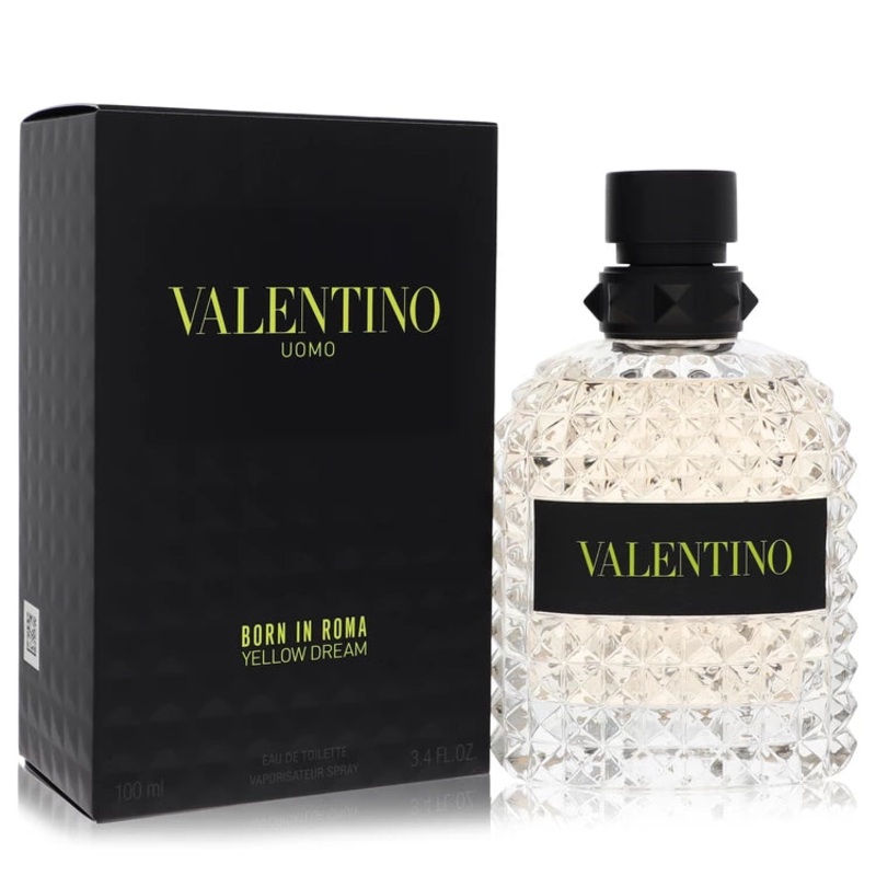 Valentino Uomo Born In Roma Yellow Dream Cologne For Men 3.4 oz Eau De Toilette Spray
