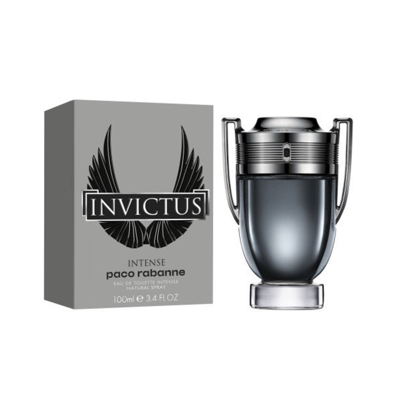 Invictus Intense by Paco Rabanne 3.4 Oz. Eau De Toilette For Men