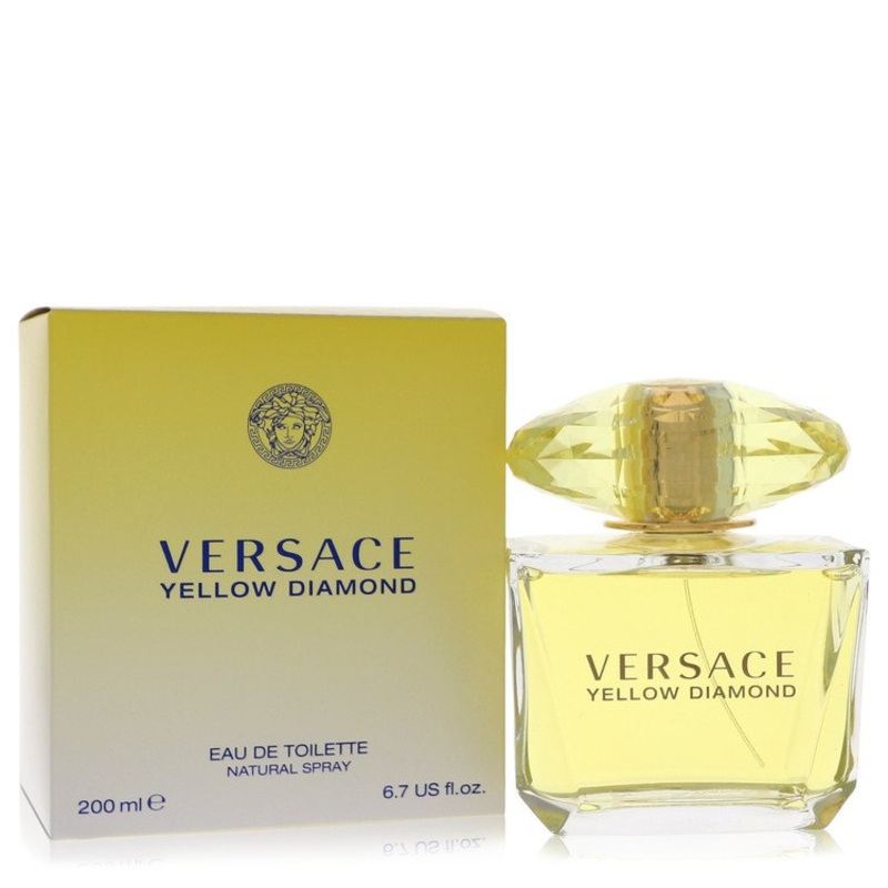 Versace Yellow Diamond by Versace Eau De Toilette Spray 6.7 oz for Women – Premium Designer Fragrance