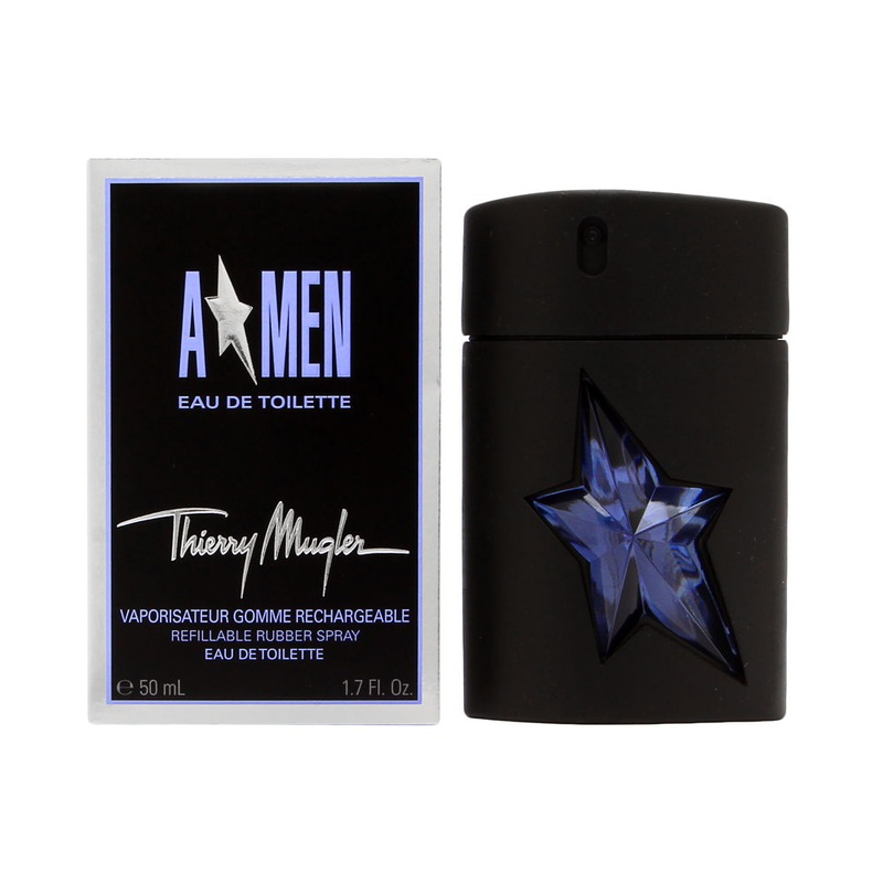 Angel Men by Thierry Mugler for Men 3.4 oz Eau de Toilette Spray Rubber Flask (Tester)