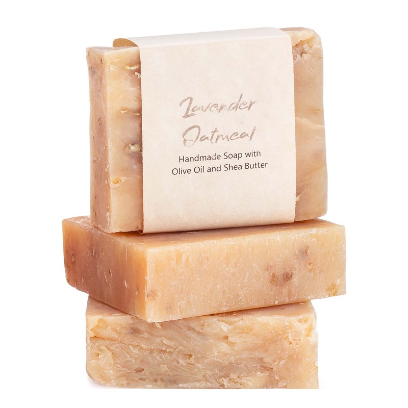 Natural Bar Soap 3 Pack – Lavender Oatmeal