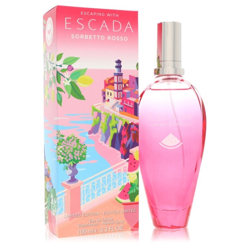 Sorbetto Rosso By Escada 3.3 Oz Eau De Toilette Spray For Women In Box