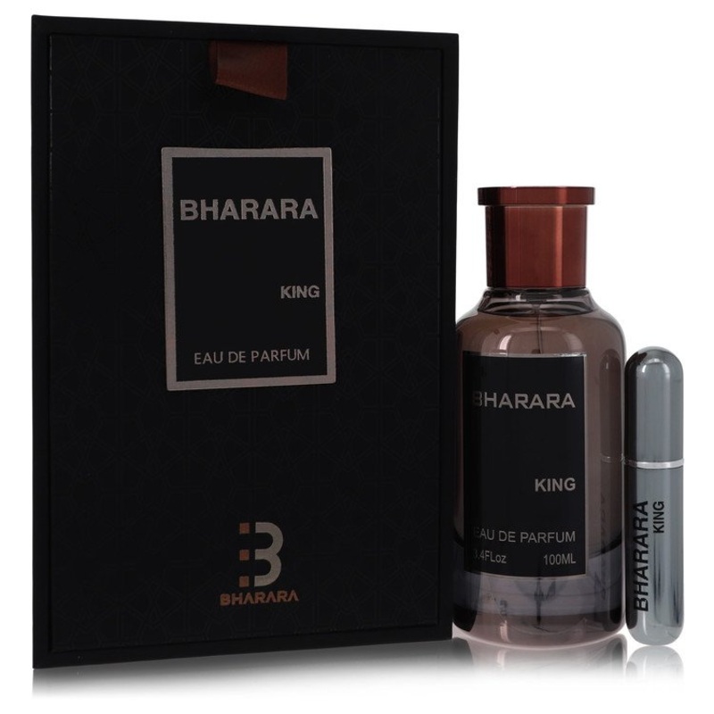 Bharara King by Bharara Beauty For Men Eau De Parfum Spray + Refillable Travel Spray 3.4 oz