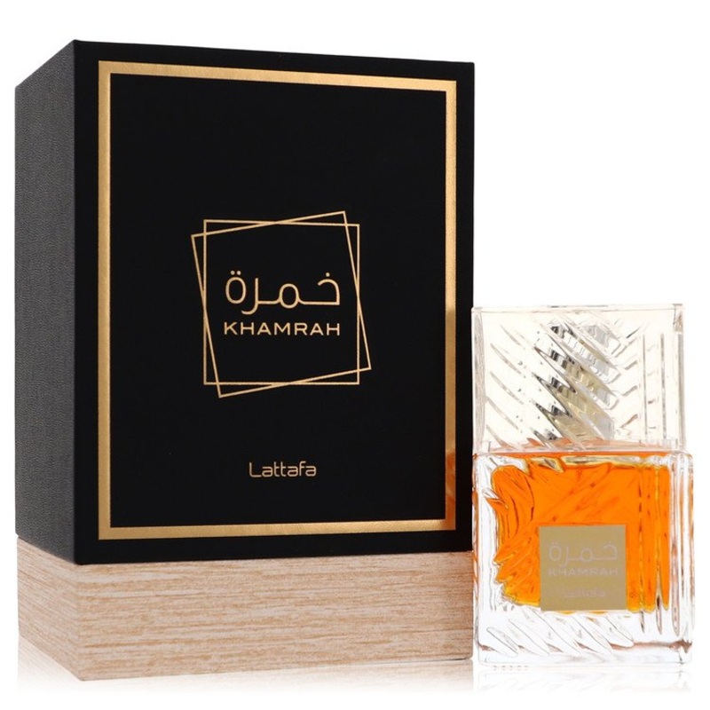 Lattafa Khamrah by Lattafa Eau De Parfum Spray (Unisex) 3.4 oz for Men – Premium Designer Fragrance
