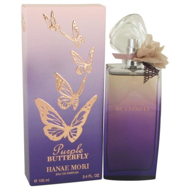 Hanae Mori Purple Butterfly by Hanae Mori 3.4 Oz. Eau De Parfum For Women