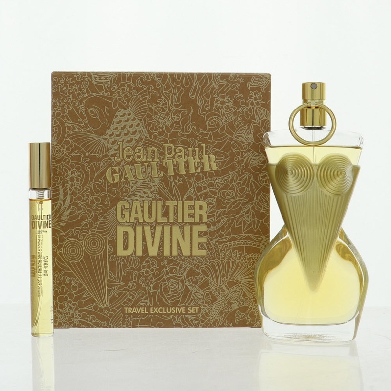Jean Paul Gaultier Devine By Jean Paul Gaultier Perfume 2 Piece Gift Set – 3.4 Oz Edp Spray, 0.34 Oz Edp Spray For Women – Gift Set