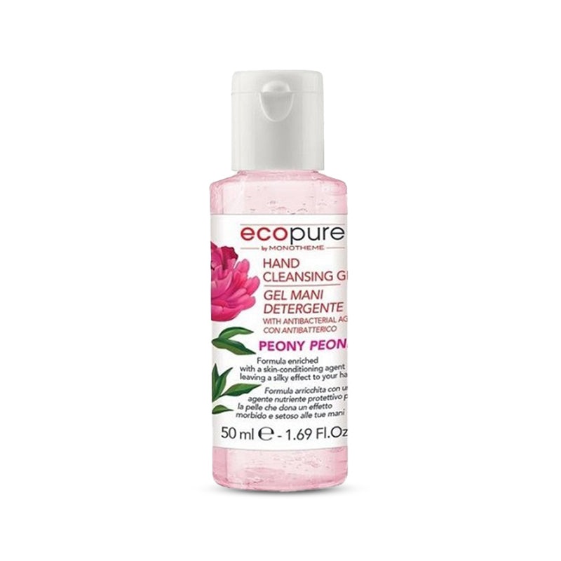Ecopure Gel Mani Peonia Hand Gel 1.7 oz