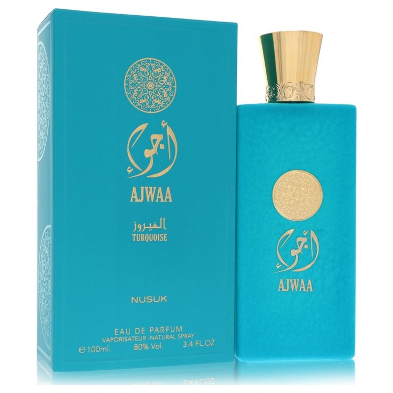 Nusuk Ajwaa Turquoise by Nusuk For Women Eau De Parfum Spray (Unisex) 3.4 oz