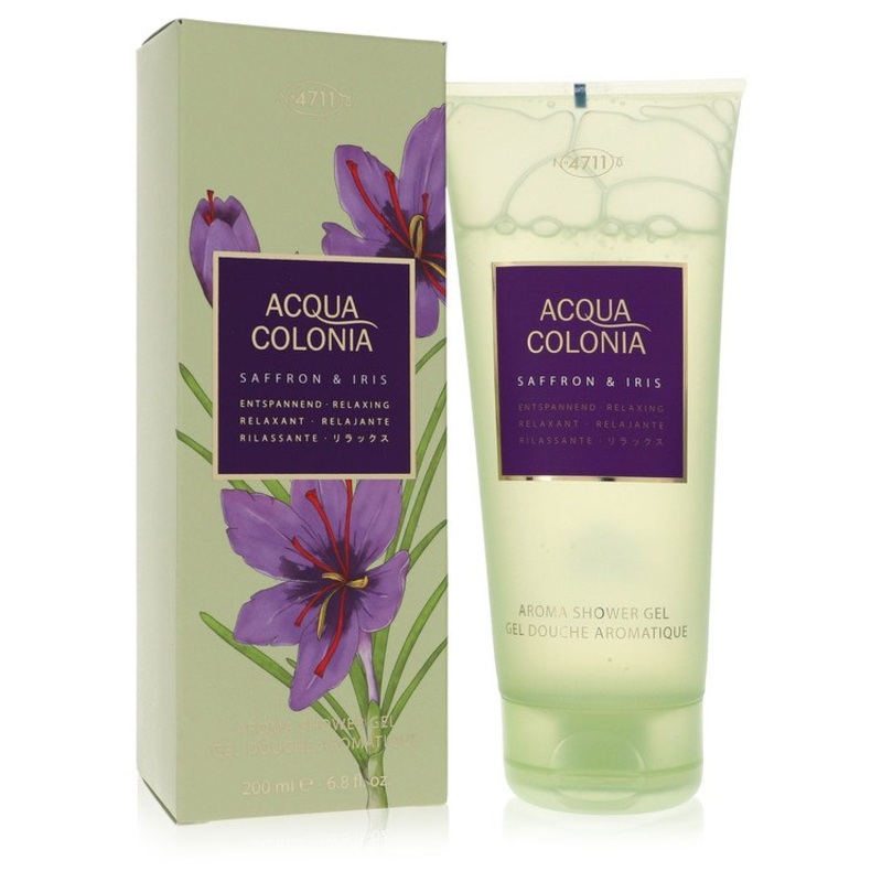 4711 Acqua Colonia Saffron & Iris by 4711 Shower Gel 6.8 oz for Women – Premium Designer Fragrance
