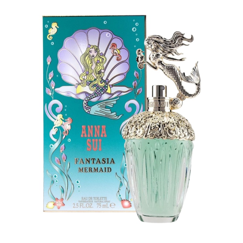 Anna Sui Fantasia Mermaid Eau De Toilette Women’s Perfume Spray (50ml, 75ml) 50ml