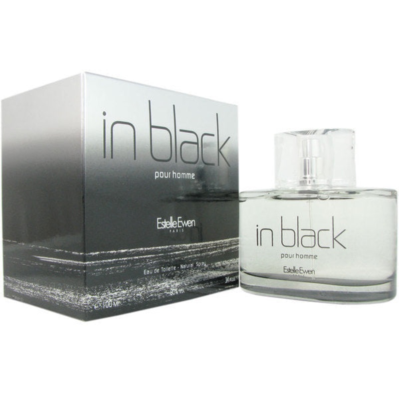 Estelle Ewen In Black Pour Homme by Estelle Ewen 3.4 Oz. Eau De Toilette For Men