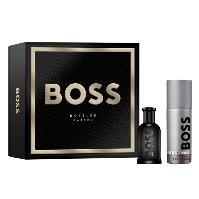Hugo Boss Bottled Men’s Gift Set (50ml Parfum + 150ml Deodorant Spray)