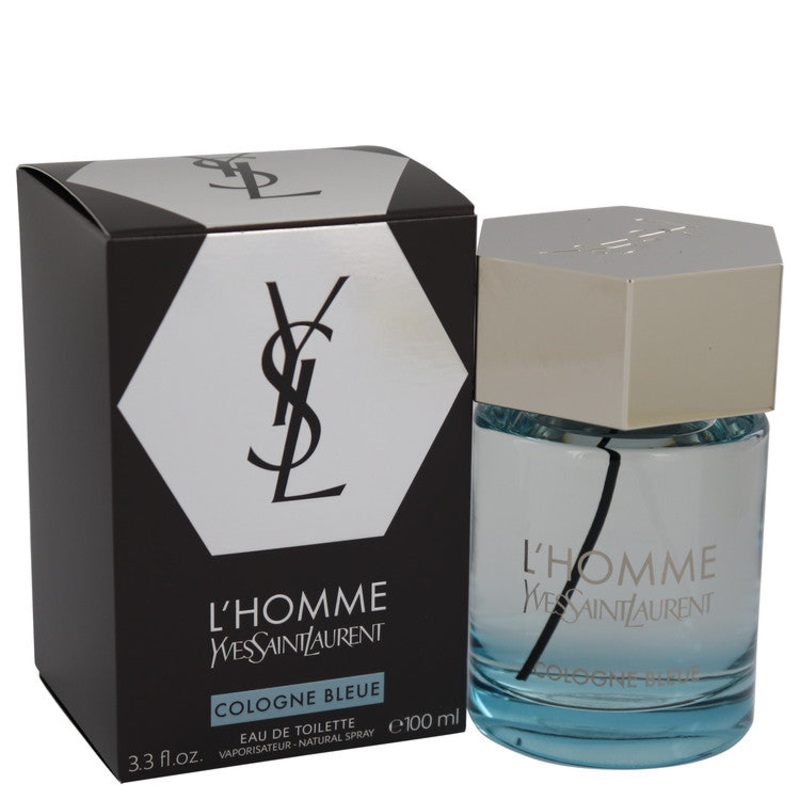 L’homme Cologne Bleue by Yves Saint Laurent For Men Eau De Toilette Spray 3.4 oz