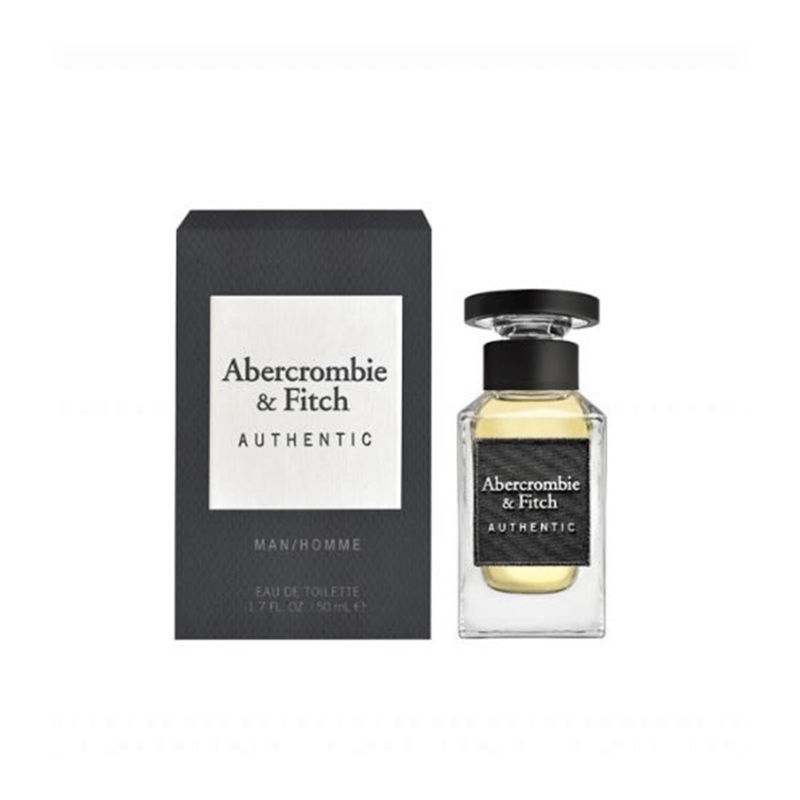 Abercrombie & Fitch Authentic Man Eau de Toilette Men’s Aftershave Spray (50ml, 100ml) 50ml