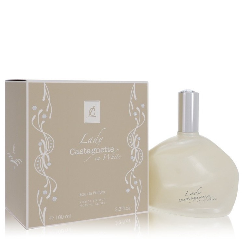 Lady Castagnette In White by Lulu Castagnette For Women Eau De Parfum Spray 3.3 oz