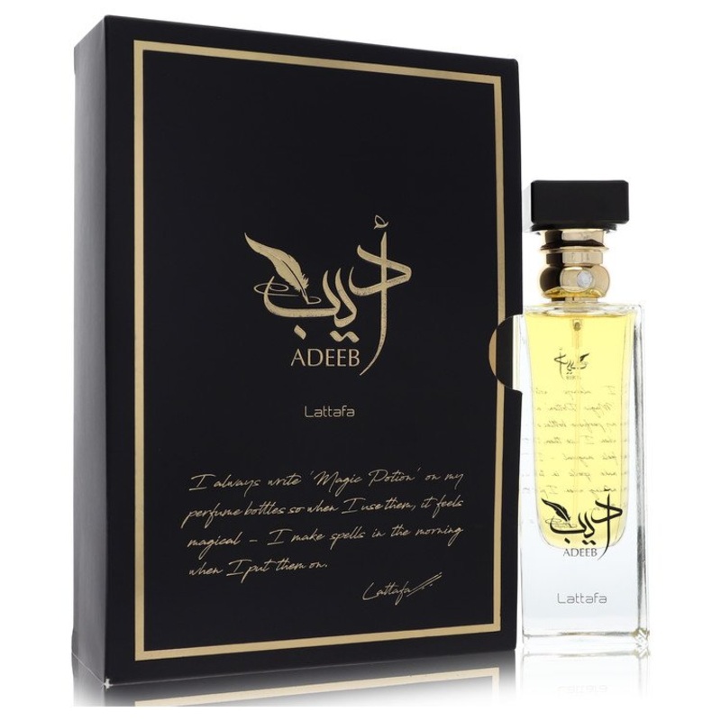 Lattafa Adeeb by Lattafa For Women Eau De Parfum Spray (Unisex) 2.7 oz