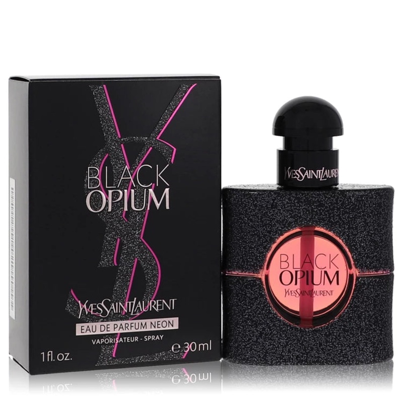 Black Opium by Yves Saint Laurent 1 oz Eau De Parfum Neon Spray for Women Default Title