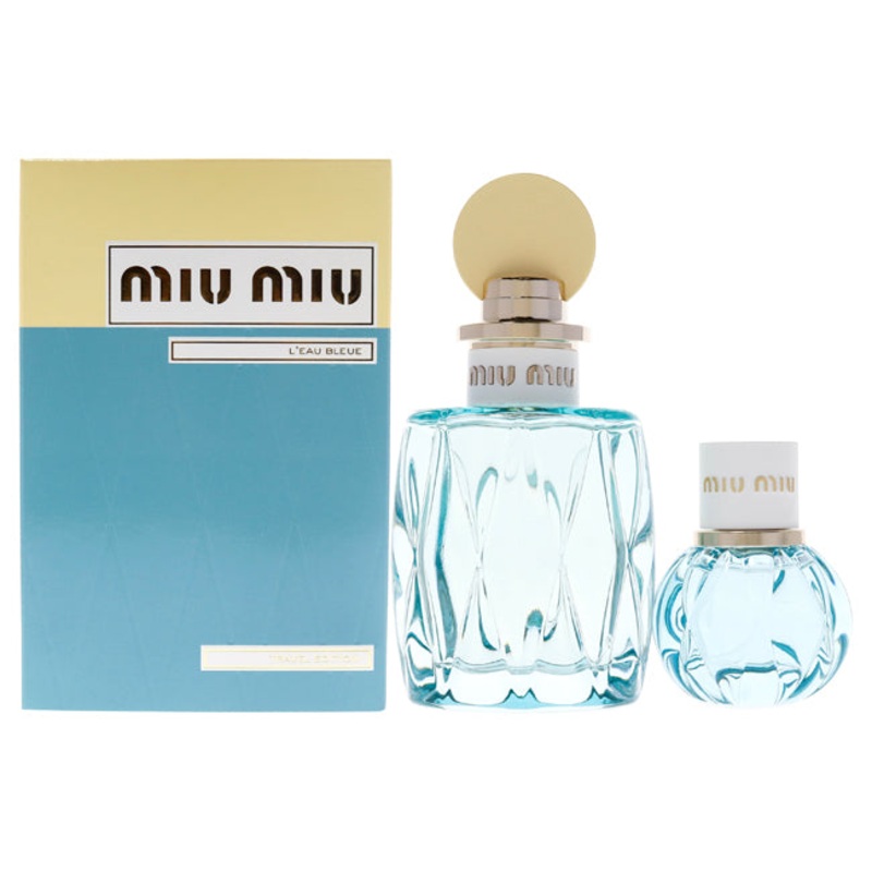 Leau Bleue by Miu Miu for Women – 2 Pc Gift Set 3.4 oz.