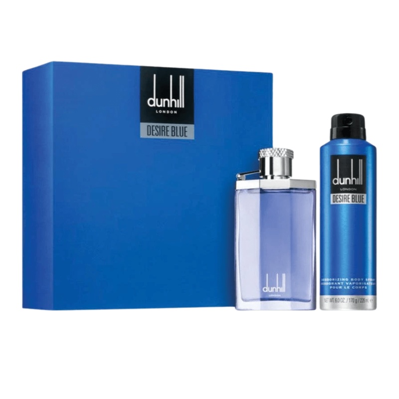 Dunhill Desire Blue Men’s Gift Set (100ml EDT + 226ml Deodorant Spray)